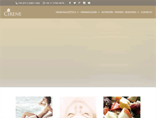 Tablet Screenshot of esteticacirene.com.ar